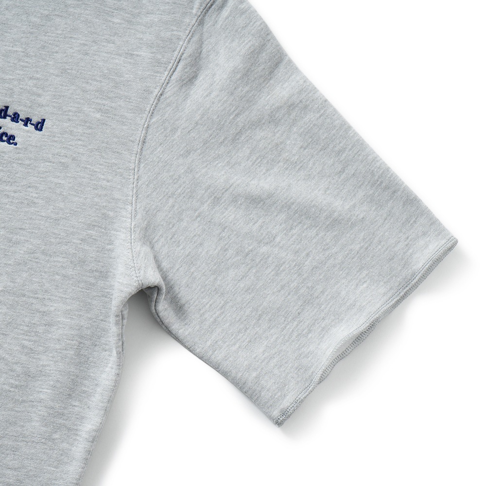 HIGH! STANDARD ハイ!スタンダード 13 STANDARD SERVICE 8.5oz クルー ショートスリーブスウェット 1015267 GREY