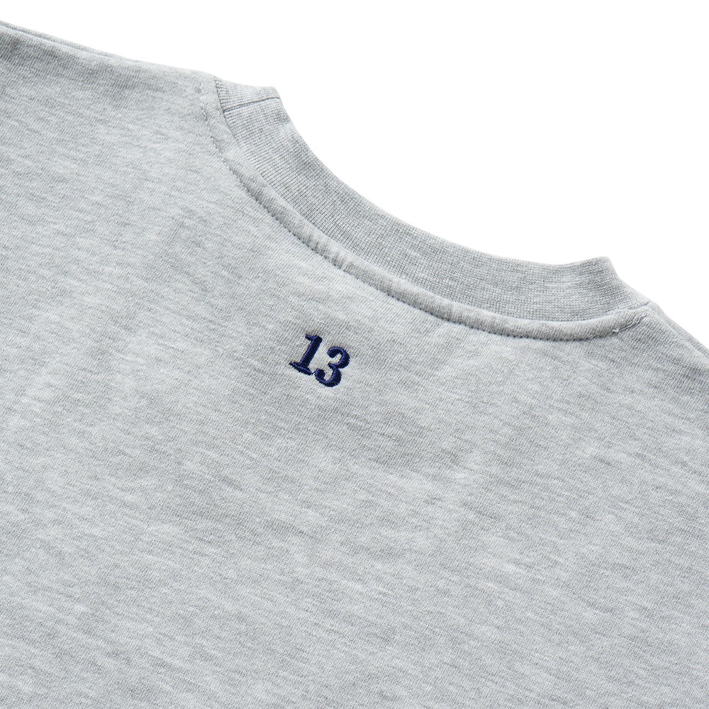 HIGH! STANDARD ハイ!スタンダード 13 STANDARD SERVICE 8.5oz クルー ショートスリーブスウェット 1015267 GREY