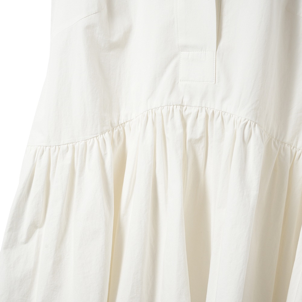 PROTAGONISTA プロタゴニスタ ノースリーブ ギャザーブラウス  PNT-BL-10A WHITE