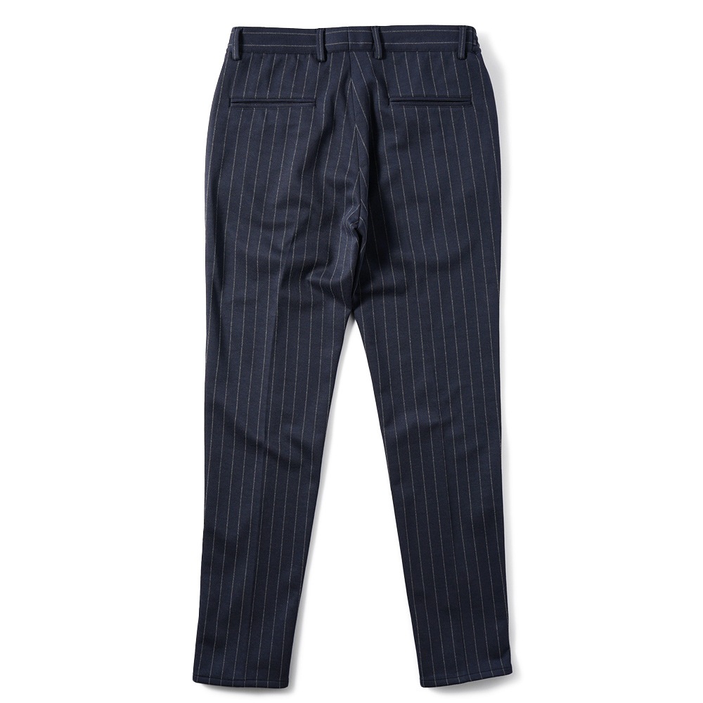 giab's ARCHIVIO ジャブスアルキヴィオ MASACCIO/M1 A5738 マサッチョ チョークストライプジャージー ドローコードパンツ NAVY