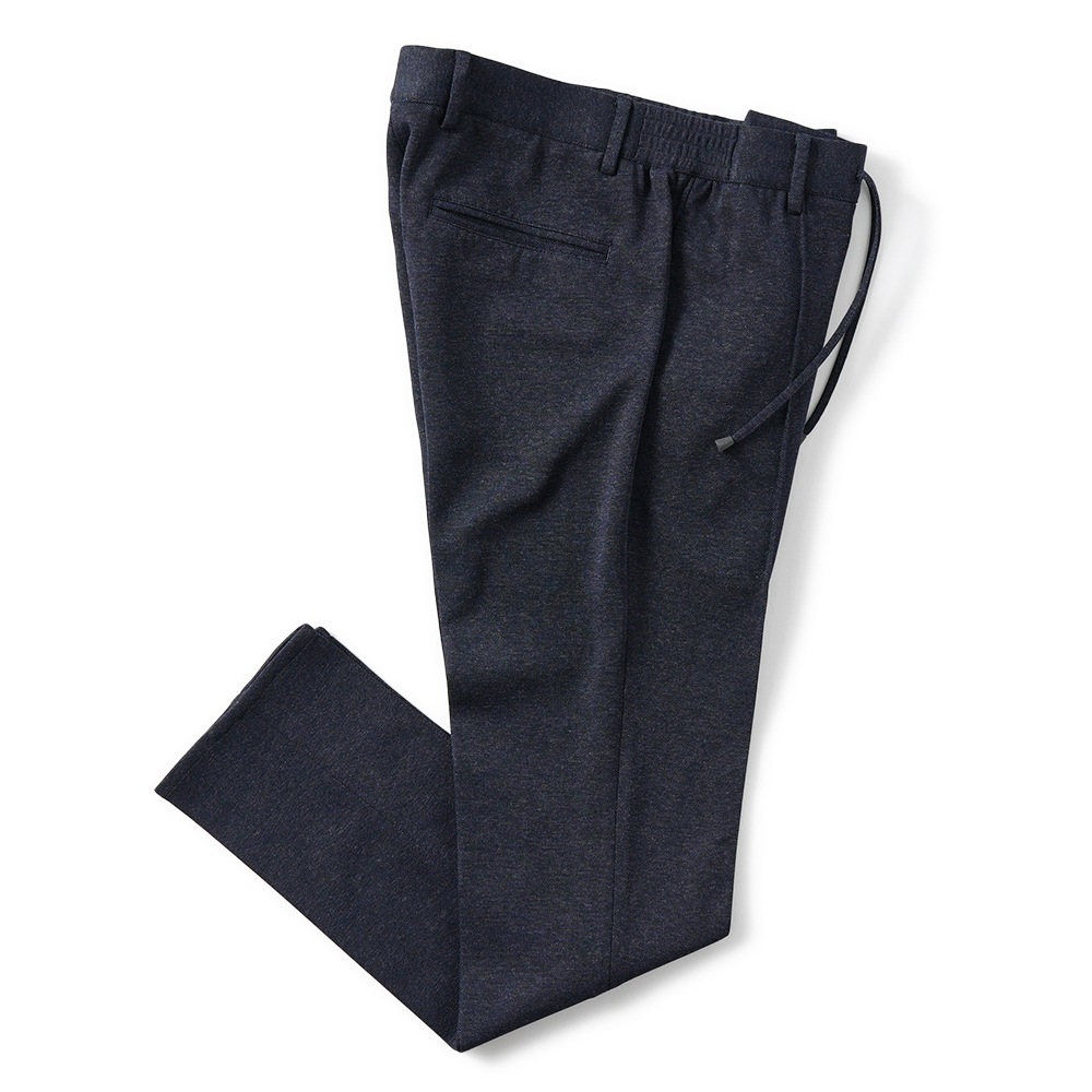 giab's ARCHIVIO ジャブスアルキヴィオ MASACCIO/M1 A5743 マサッチョ ピケジャージー ドローコードパンツ NAVY