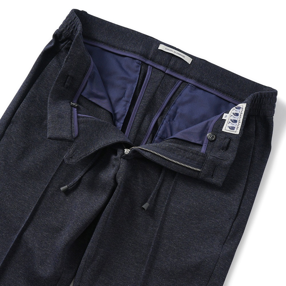 giab's ARCHIVIO ジャブスアルキヴィオ MASACCIO/M1 A5743 マサッチョ ピケジャージー ドローコードパンツ NAVY