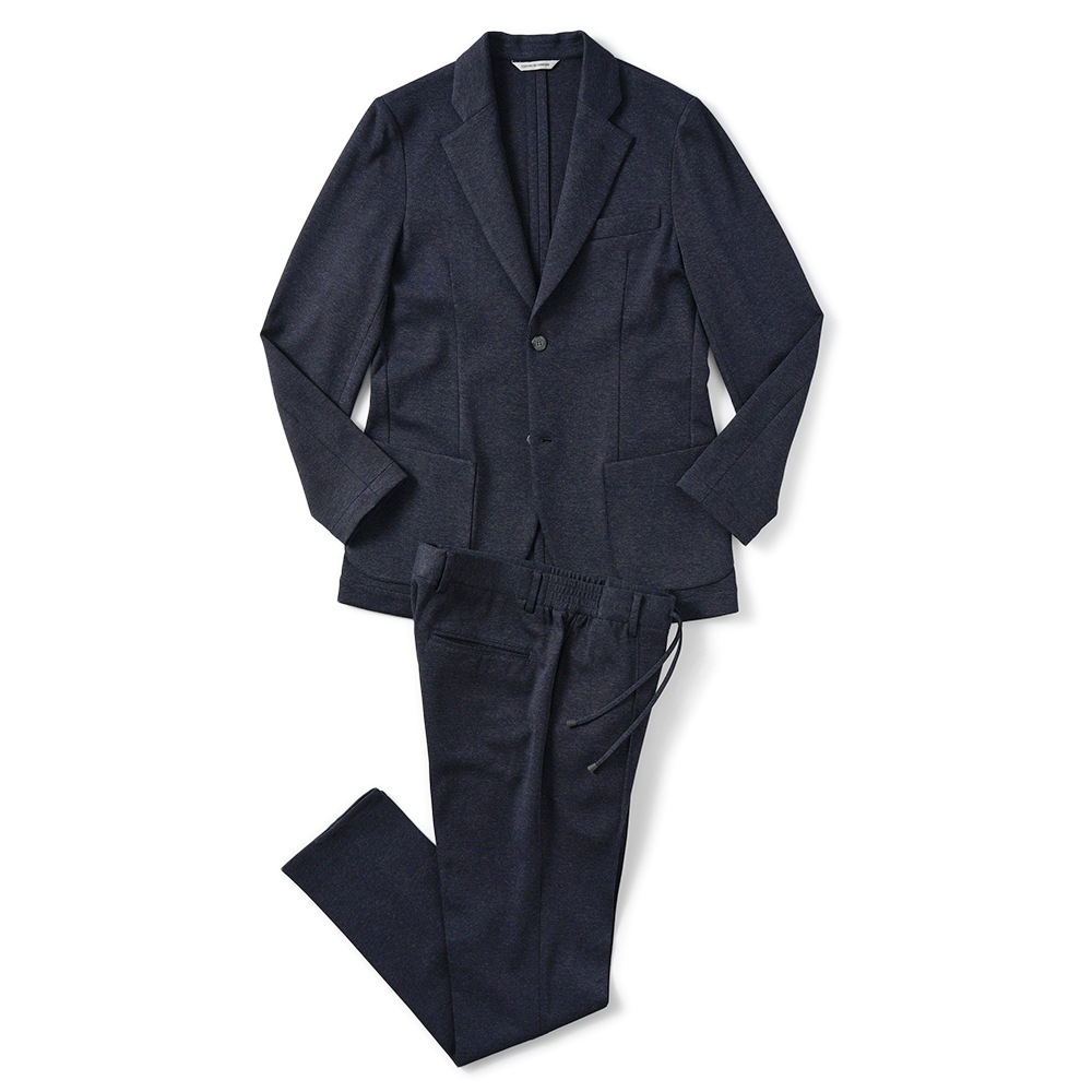 giab's ARCHIVIO ジャブスアルキヴィオ MASACCIO/M1 A5743 マサッチョ ピケジャージー ドローコードパンツ NAVY
