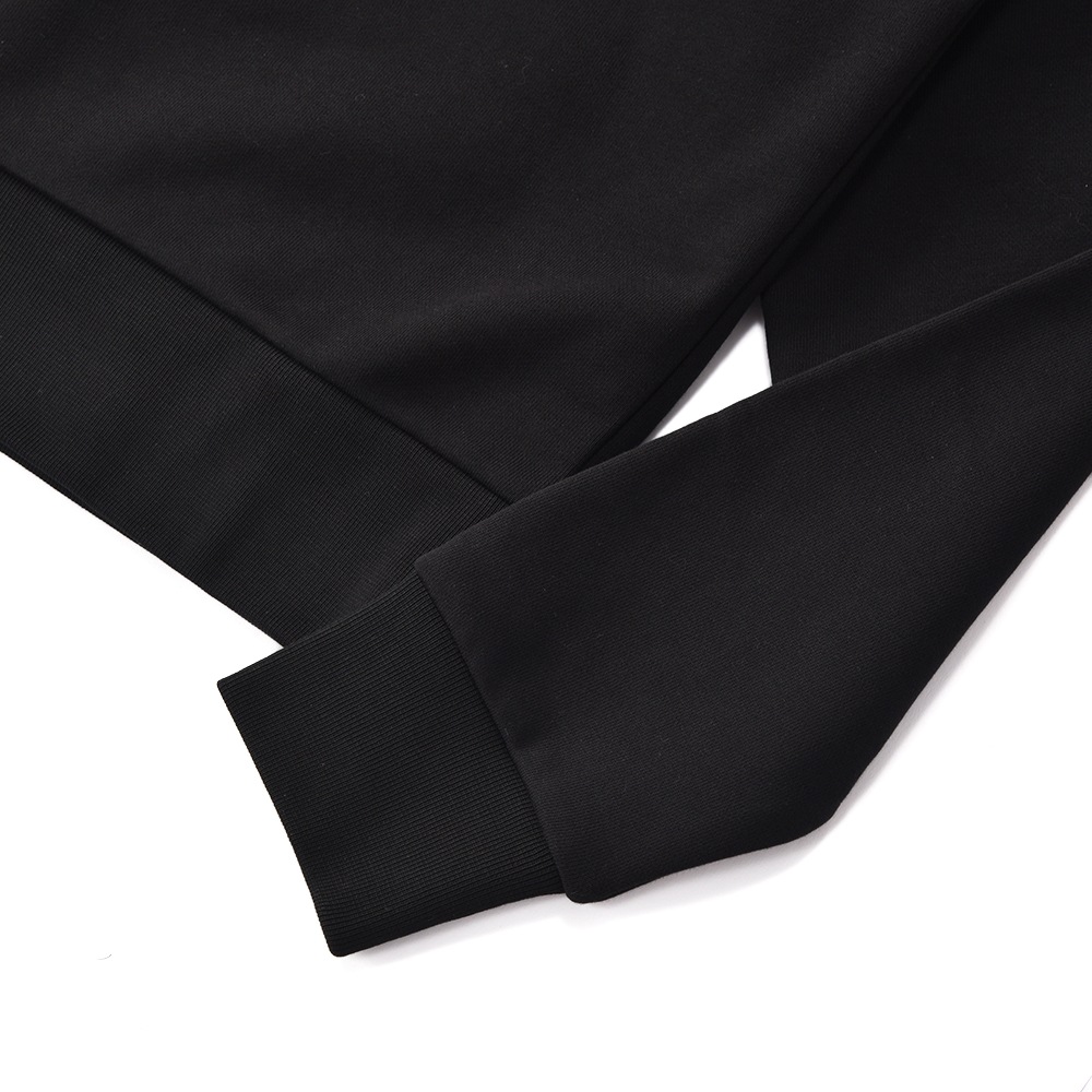 HERNO Laminar ヘルノ ラミナー JG008UL-50017 エンボス ロゴ スウェット プルオーバーパーカ BLACK