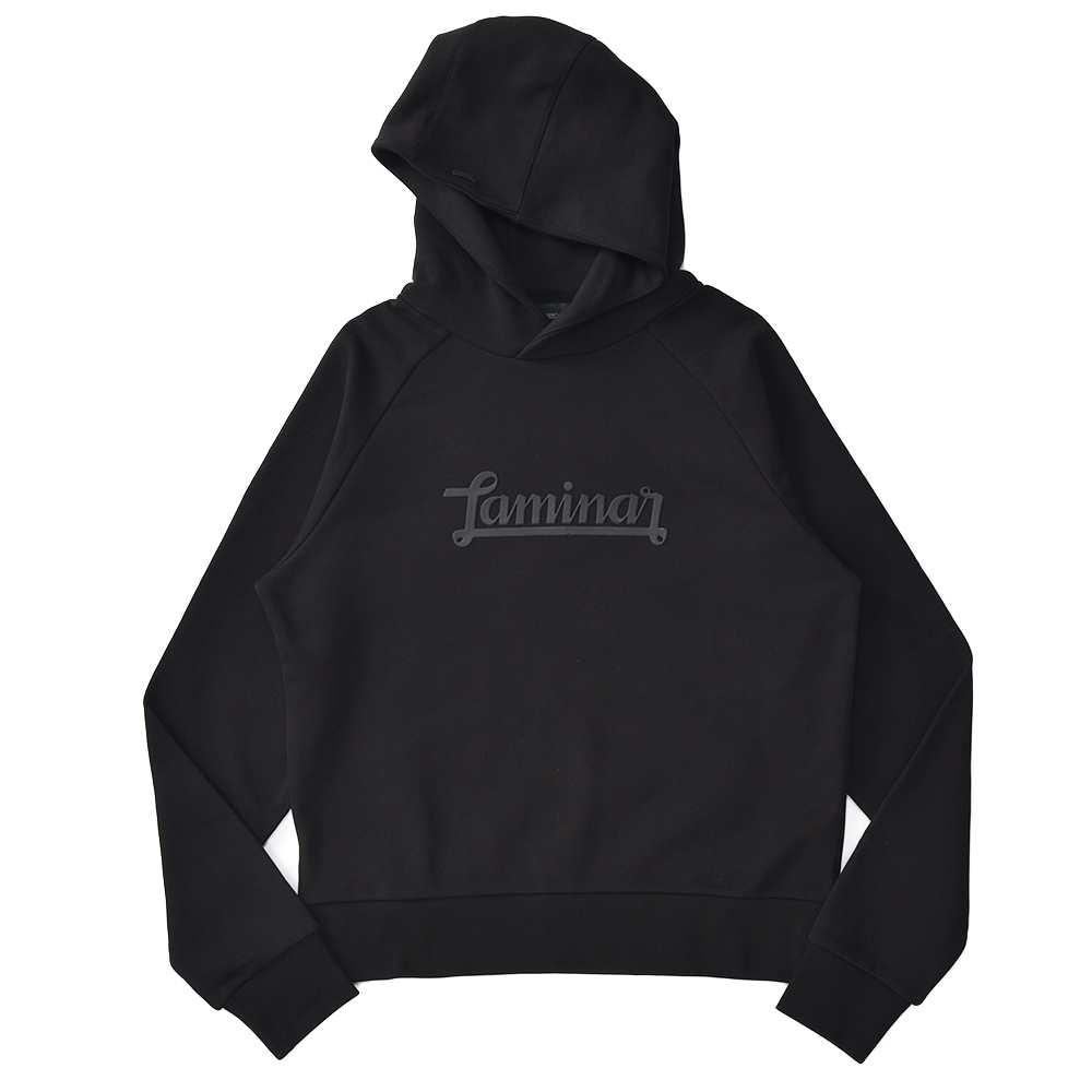 HERNO Laminar ヘルノ ラミナー JG008UL-50017 エンボス ロゴ スウェット プルオーバーパーカ BLACK