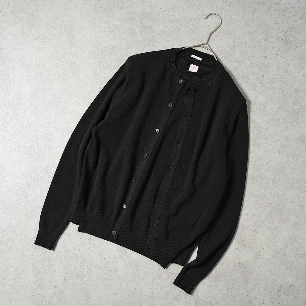 GICIPI ジチピ 2417P OPALE Nido D'Ape オパーレ ニド・ダーペ  蜂の巣編み ノースリーブ ニットソー BLACK