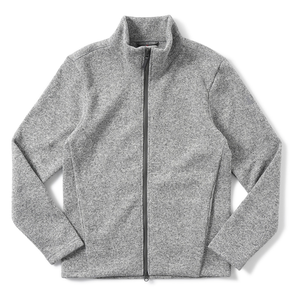 POUTNIK THE URBAN TRAVELER BY TILAK ポートニック ティラック Monk Zip Sweater  モンクジップセーター LIGHT GRAY MELANGE