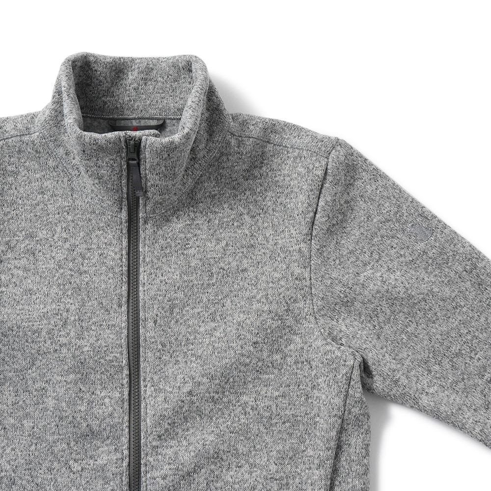 POUTNIK THE URBAN TRAVELER BY TILAK ポートニック ティラック Monk Zip Sweater  モンクジップセーター LIGHT GRAY MELANGE