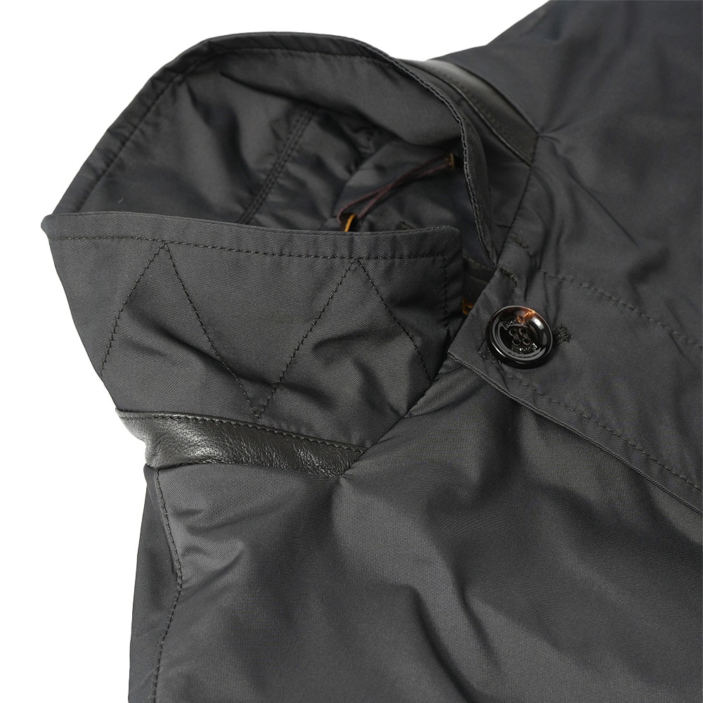 MOORER ムーレー GHIBERTI-KM ギベルティ ポリエステル 3Bジャケット ブルゾン D.GRAY