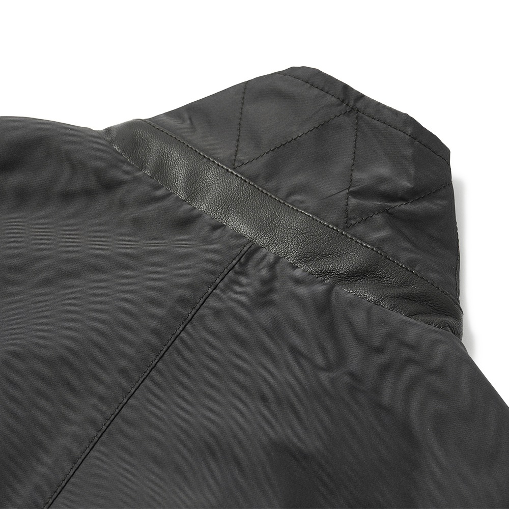 MOORER ムーレー GHIBERTI-KM ギベルティ ポリエステル 3Bジャケット ブルゾン D.GRAY