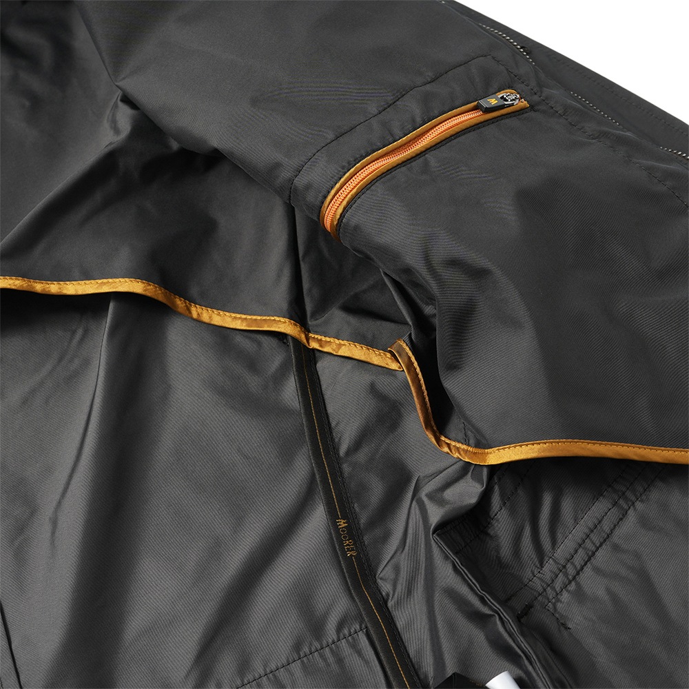 MOORER ムーレー GHIBERTI-KM ギベルティ ポリエステル 3Bジャケット ブルゾン D.GRAY