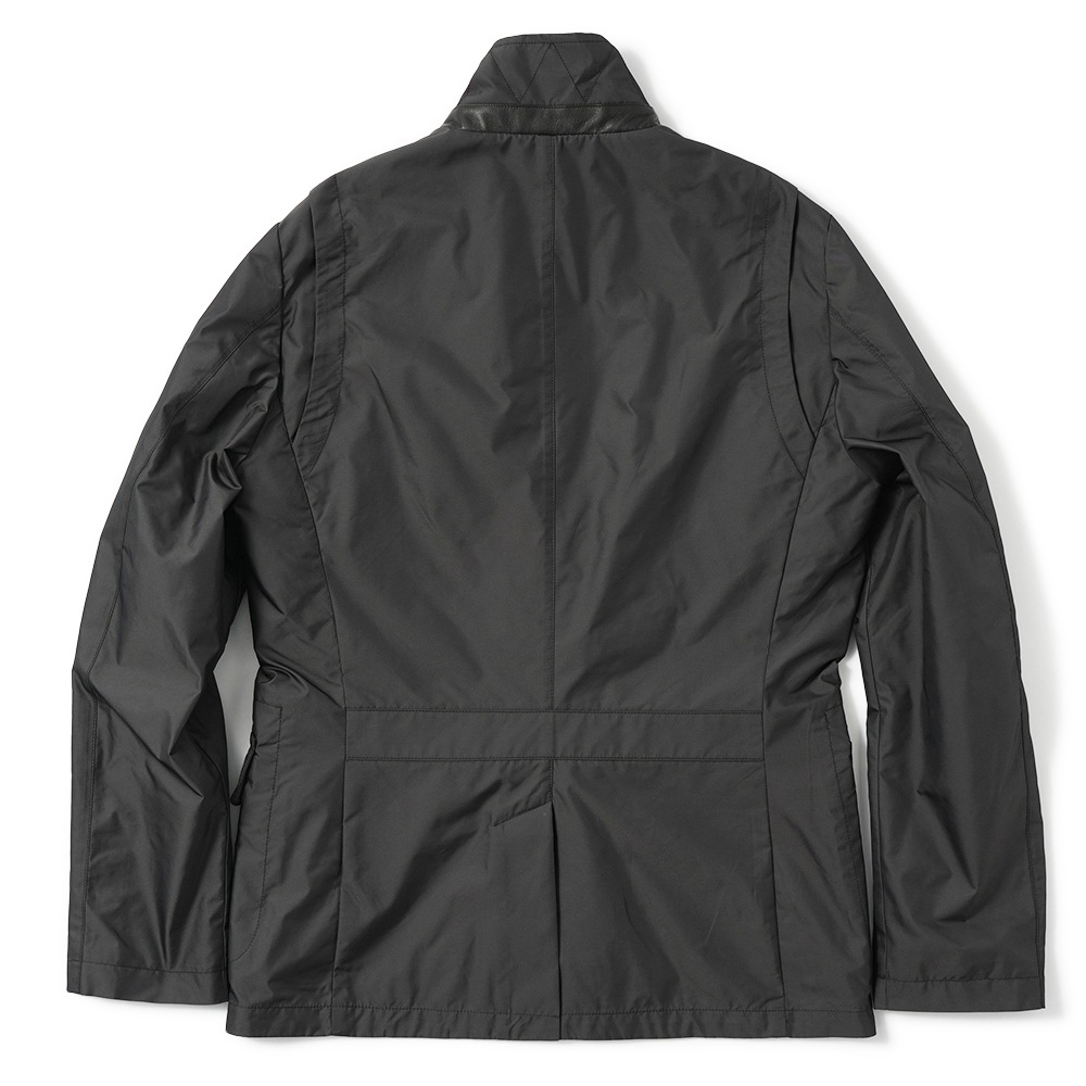 MOORER ムーレー GHIBERTI-KM ギベルティ ポリエステル 3Bジャケット ブルゾン D.GRAY
