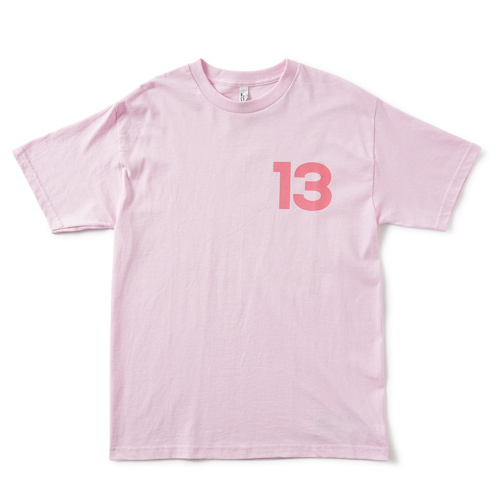 HIGH! STANDARD ハイ!スタンダード HIGH STANDARD 13 STANDARD STATION ショートスリーブ Tシャツ 1015259 PINK