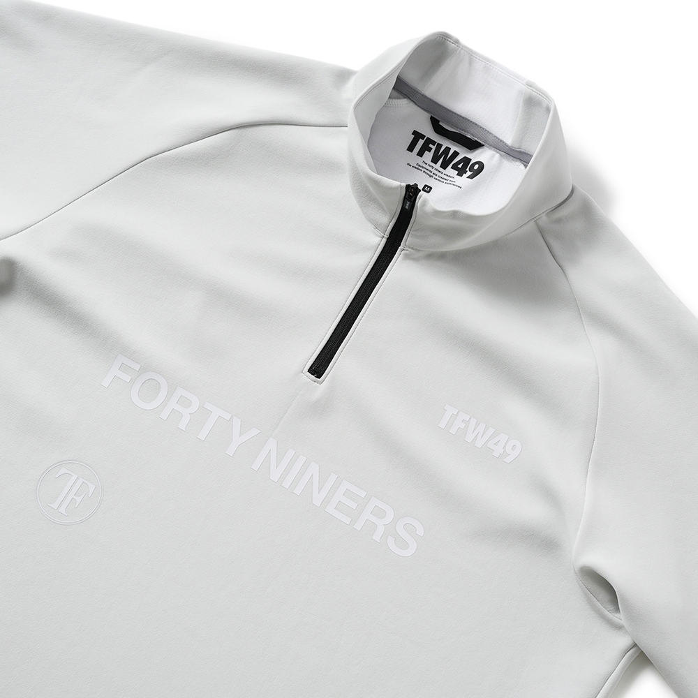 TFW49 ティーエフダブリュー49 HALF ZIP SS MOCKNECK ハーフジップ