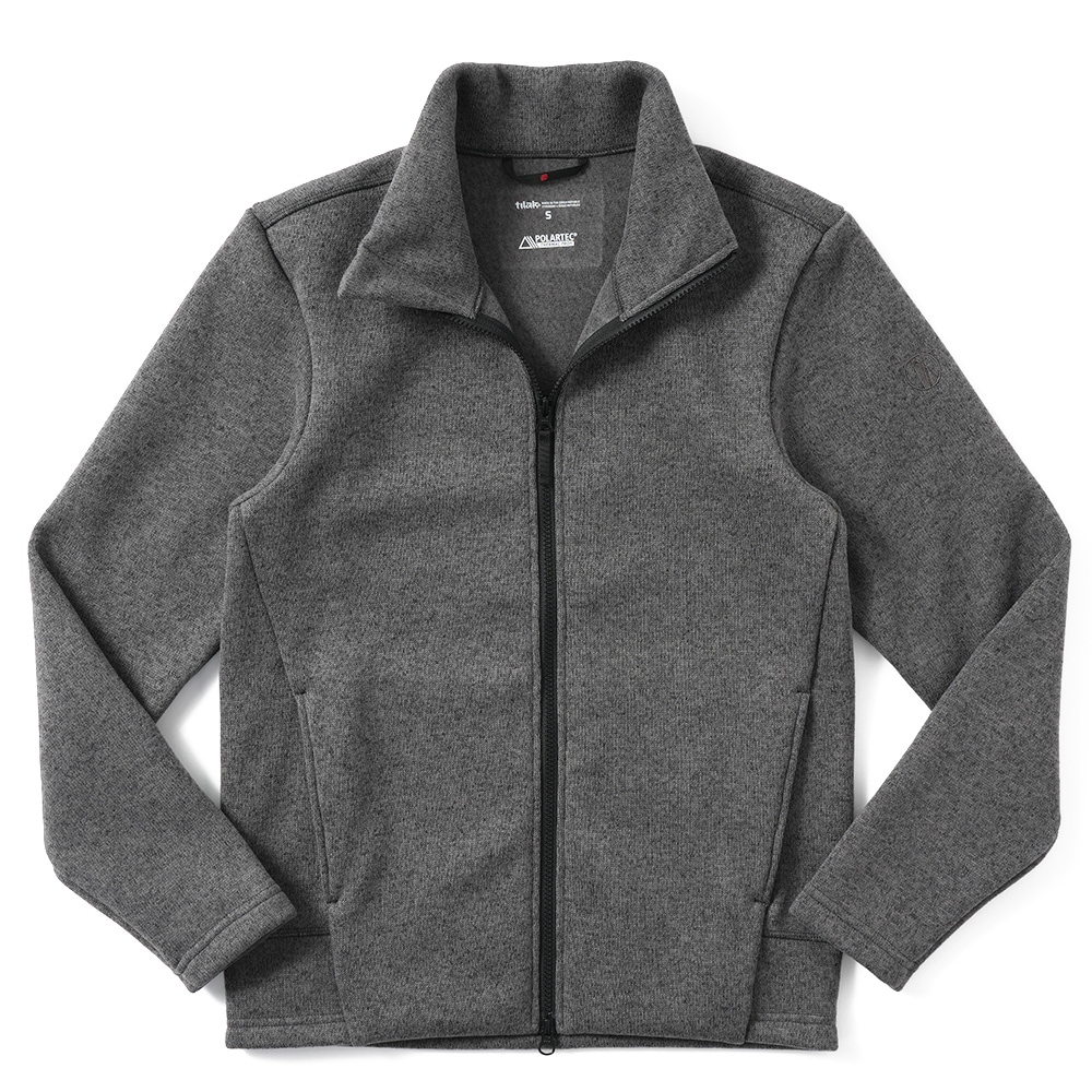 POUTNIK THE URBAN TRAVELER BY TILAK ポートニック ティラック Monk Zip Sweater モンクジップセーター ASH GRAY
