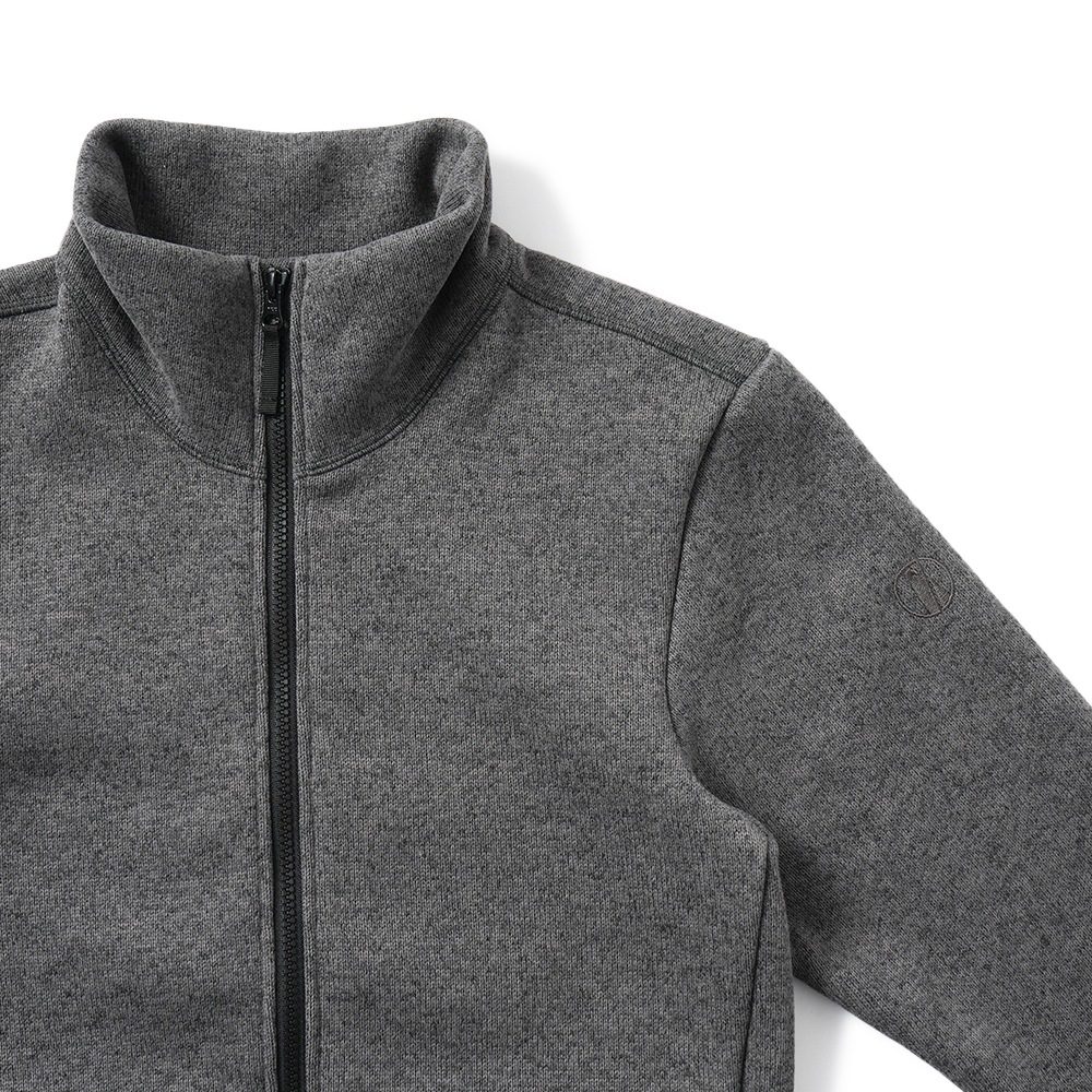 POUTNIK THE URBAN TRAVELER BY TILAK ポートニック ティラック Monk Zip Sweater モンクジップセーター ASH GRAY