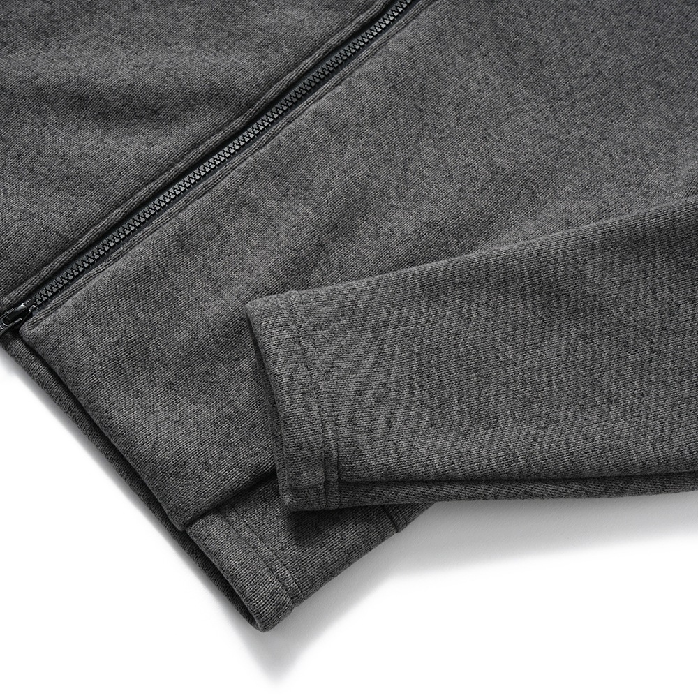 POUTNIK THE URBAN TRAVELER BY TILAK ポートニック ティラック Monk Zip Sweater モンクジップセーター ASH GRAY