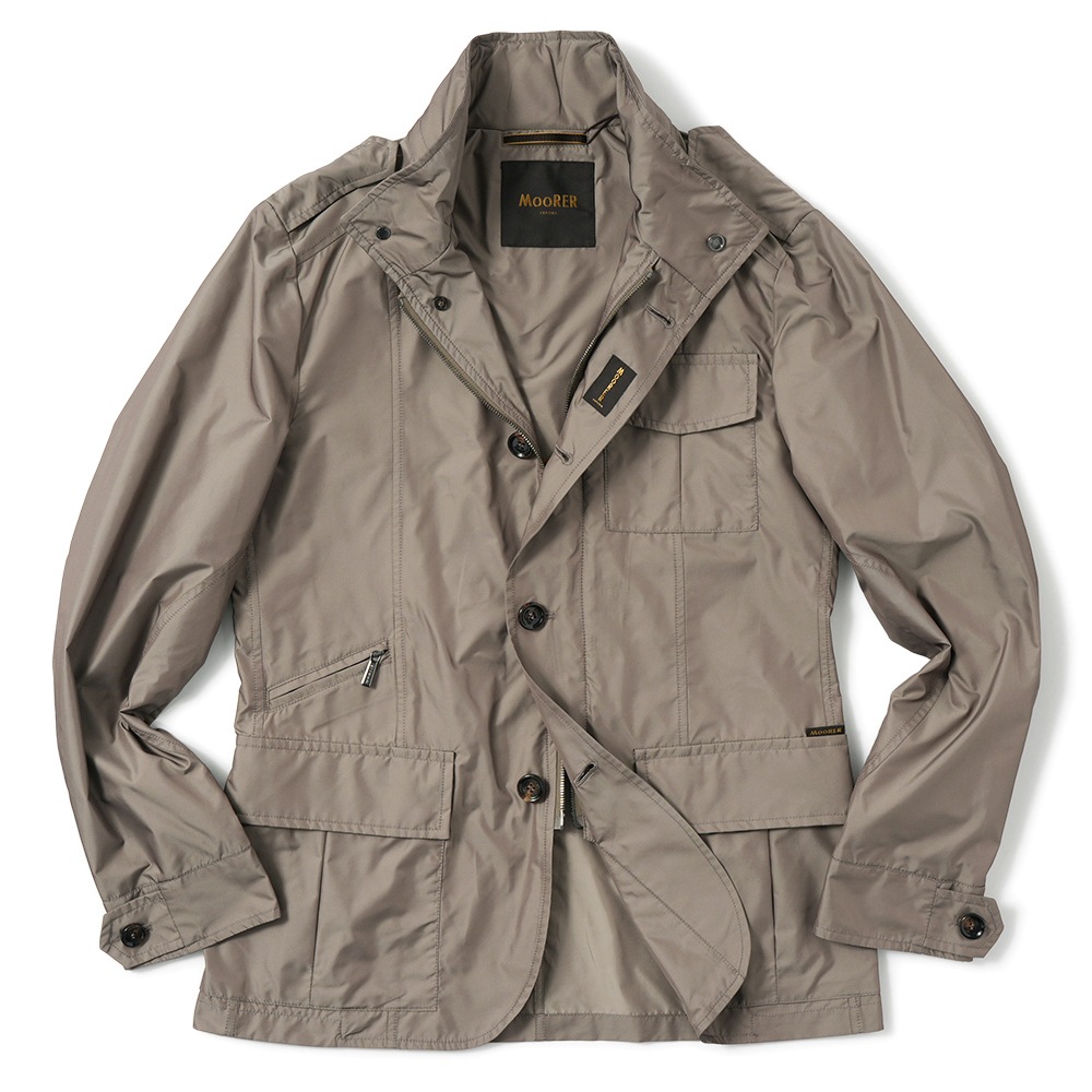 MOORER ムーレー PORTO-KM ポルト ポリエステル M65型 ジャケット GREIGE