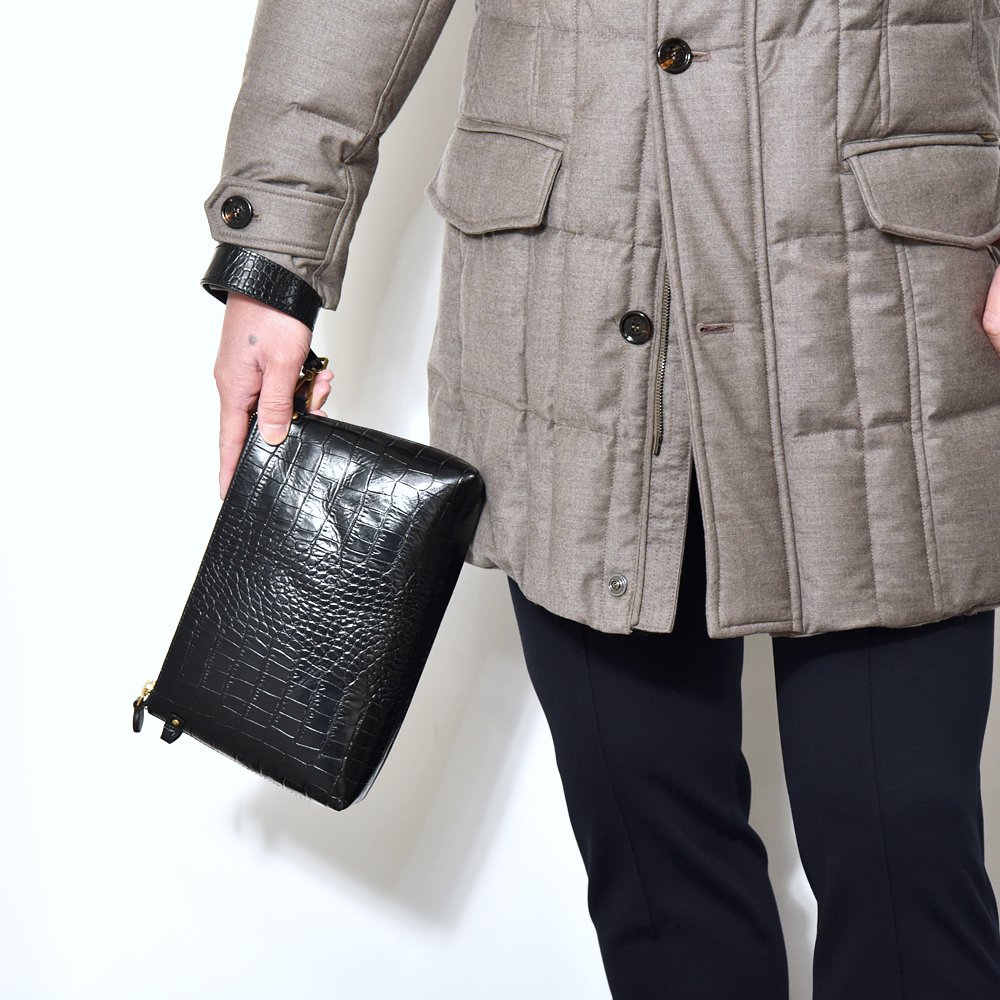 ZANELLATO ザネラート ポスティーナ クロコ型押し ショルダー ZANELLATO（ザネラート）クロコ型押し/ポスティーナショルダー