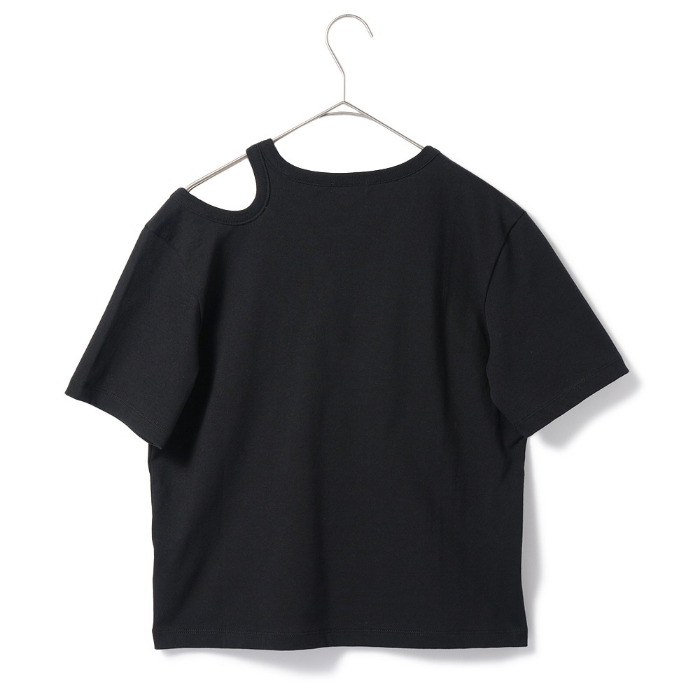 PROTAGONISTA プロタゴニスタ アシンメトリー ショートスリーブ Tシャツ   PNT-CT-38 BLACK