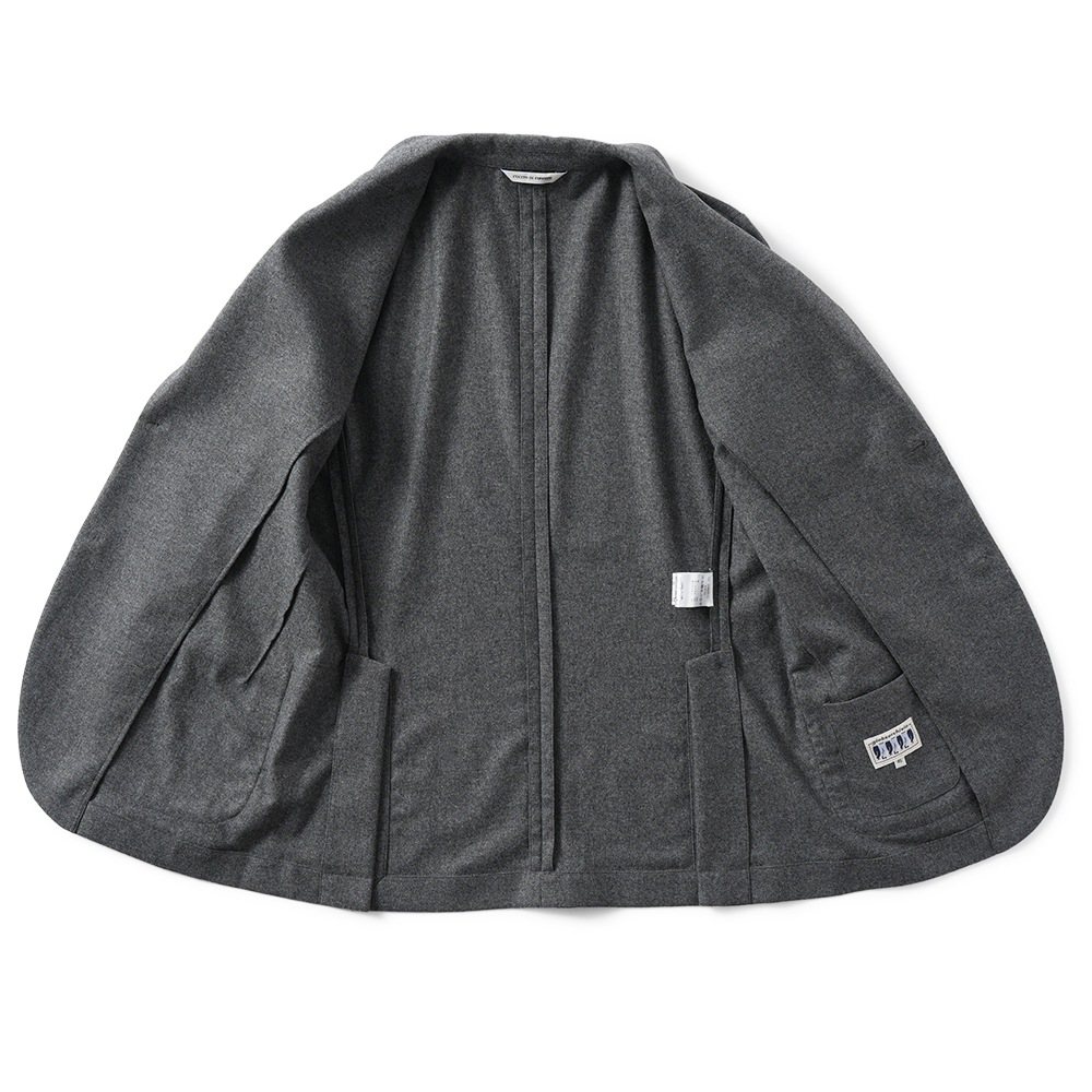 giab's ARCHIVIO ジャブスアルキヴィオ STROZZI/L A7072U ストロッツィ ウォッシャブルウール 2B ジャケット GRAY