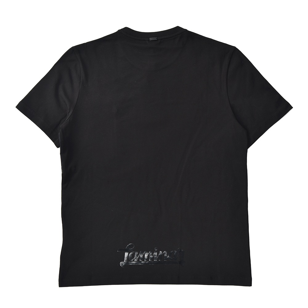 HERNO Laminar ヘルノ ラミナー ゴアテックス ポケット コンパクトジャージ ショートスリーブTシャツ JG00027UL-52000＋11106 BLACK