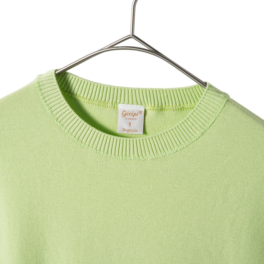 GICIPI ジチピ 2417P OPALE Nido D'Ape オパーレ ニド・ダーペ  蜂の巣編み ノースリーブ ニットソー LIGHT GREEN