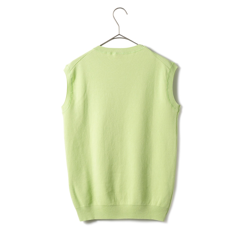 GICIPI ジチピ 2417P OPALE Nido D'Ape オパーレ ニド・ダーペ  蜂の巣編み ノースリーブ ニットソー LIGHT GREEN