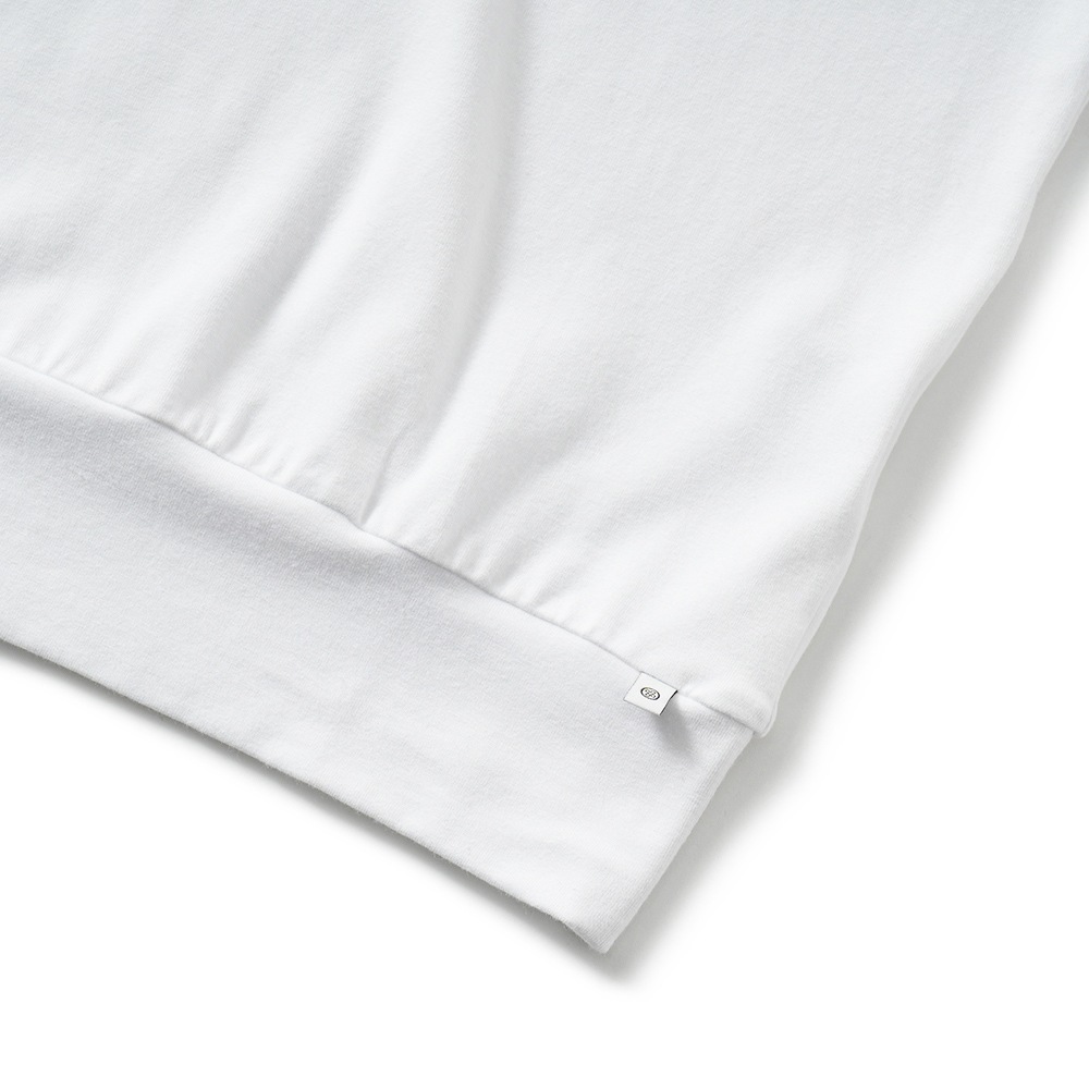 ANTICIPO アンティーチポ NEBBIOLO/VBC4235 バンブーコットン クルーネック ショートスリーブ Tシャツ WHITE