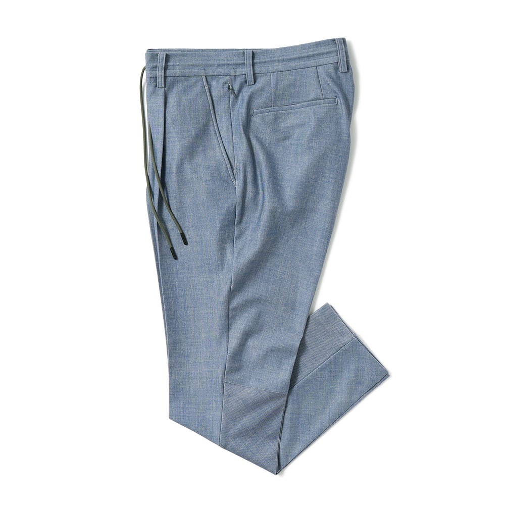 junhashimoto ジュンハシモト EASY TUCK PANTS★★ イージータックパンツ 1072610051 SAX