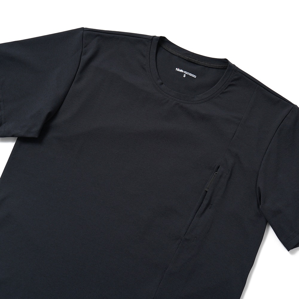 POUTNIK TILAK ポートニック ティラック Shiva Technical Top S/S BLACK