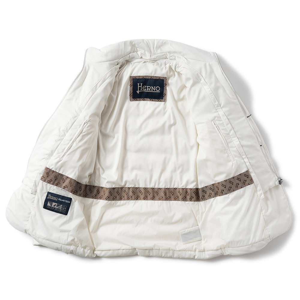 HERNO ヘルノ ARENDELLE ポリエステル デタッチャブルライニング 3B ダウンジャケット PI001177U-12414Z WHITE