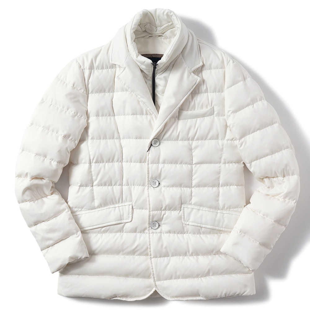 HERNO ヘルノ ARENDELLE ポリエステル デタッチャブルライニング 3B ダウンジャケット PI001177U-12414Z WHITE