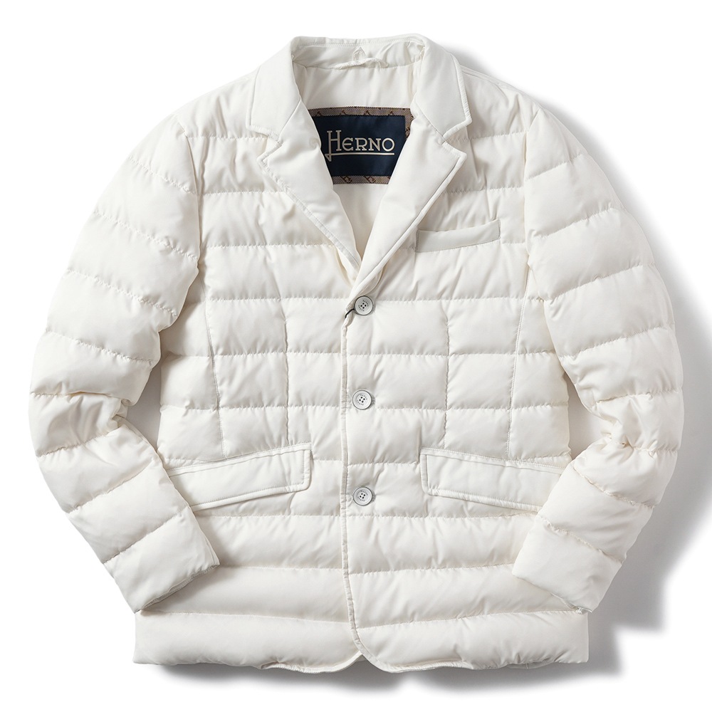 HERNO ヘルノ ARENDELLE ポリエステル デタッチャブルライニング 3B ダウンジャケット PI001177U-12414Z WHITE