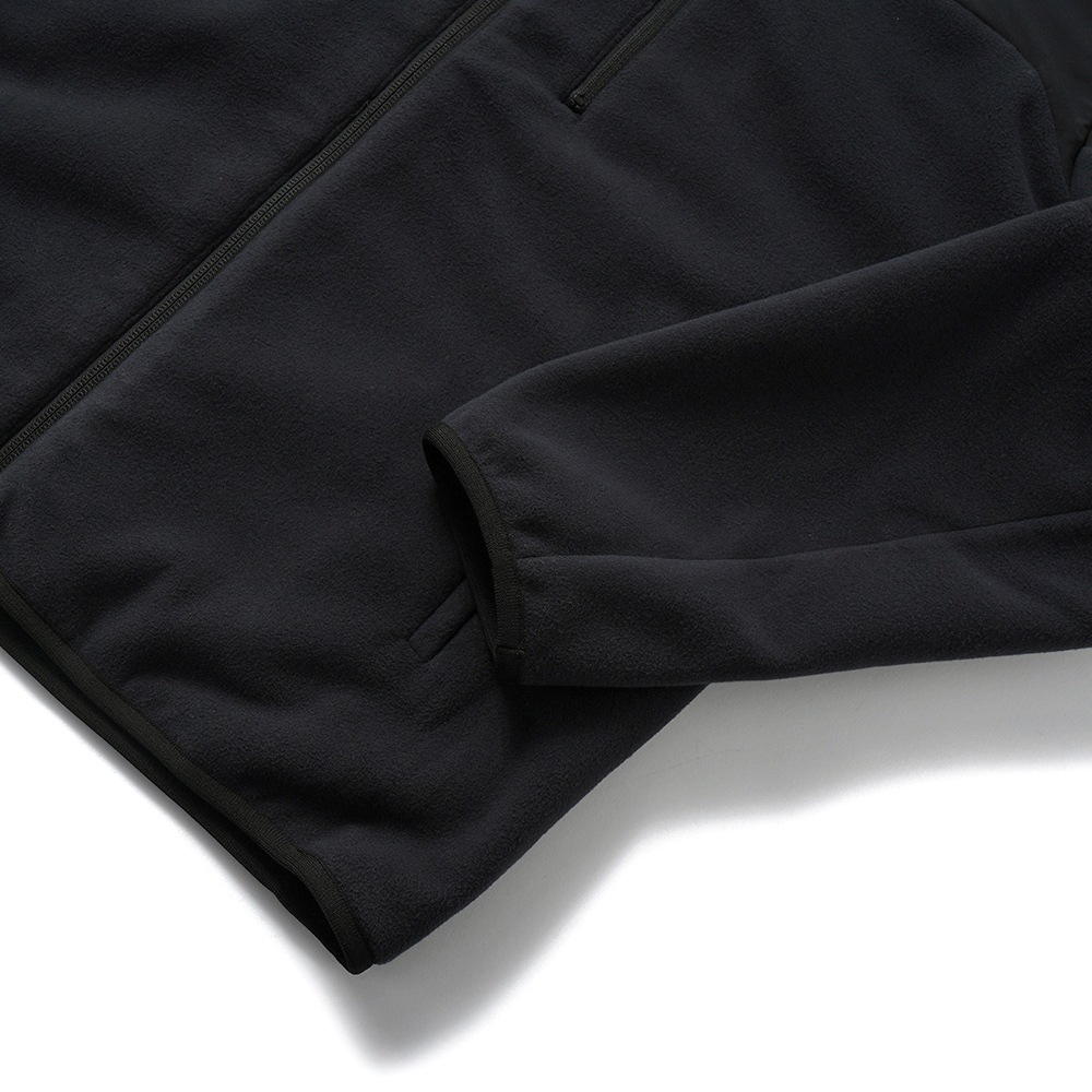 TFW49 ティーエフダブリュー49 FLEECE HOODIE BLOUSON フリース フーディ ブルゾン T042520013 BLACK