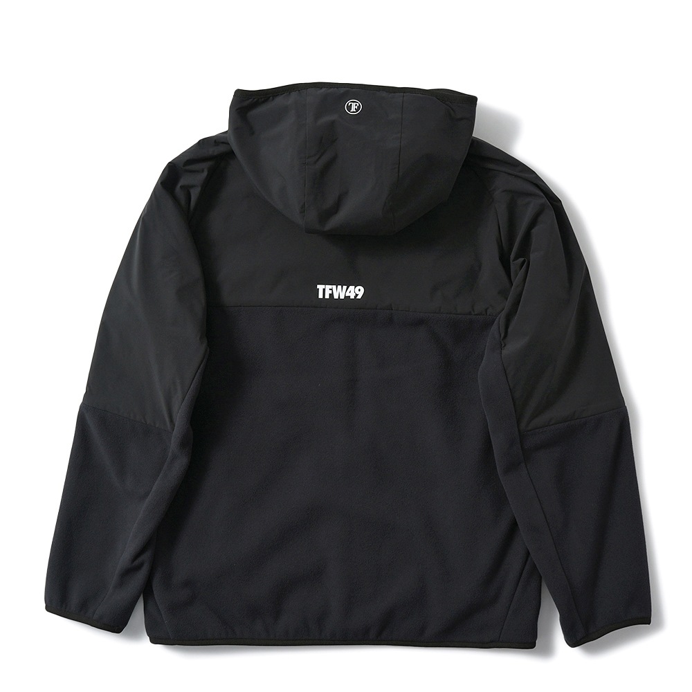 TFW49 ティーエフダブリュー49 FLEECE HOODIE BLOUSON フリース フーディ ブルゾン T042520013 BLACK