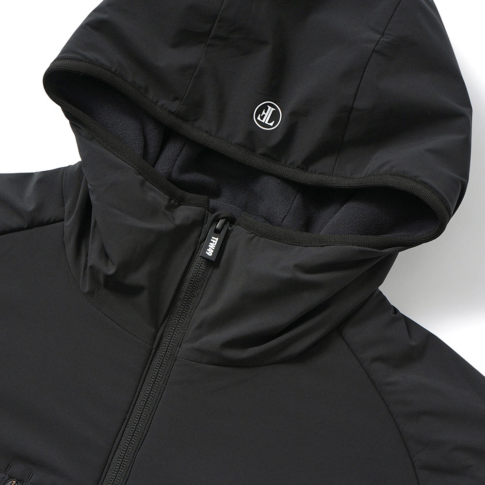 TFW49 ティーエフダブリュー49 FLEECE HOODIE BLOUSON フリース フーディ ブルゾン T042520013 BLACK