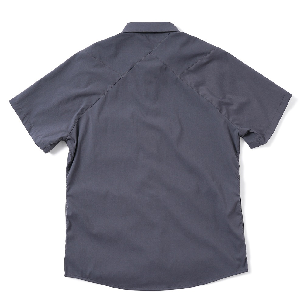 POUTNIK TILAK ポートニック ティラック Knight Shirts S/S ナイト シャツ ショートスリーブ EBONY GRAY
