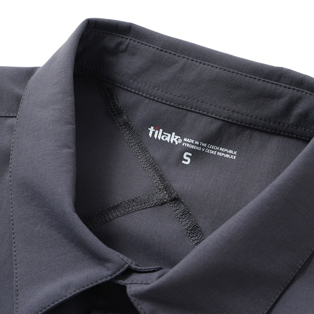 POUTNIK TILAK ポートニック ティラック Knight Shirts S/S ナイト シャツ ショートスリーブ EBONY GRAY
