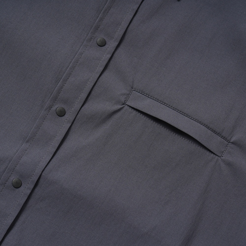 POUTNIK TILAK ポートニック ティラック Knight Shirts S/S ナイト シャツ ショートスリーブ EBONY GRAY