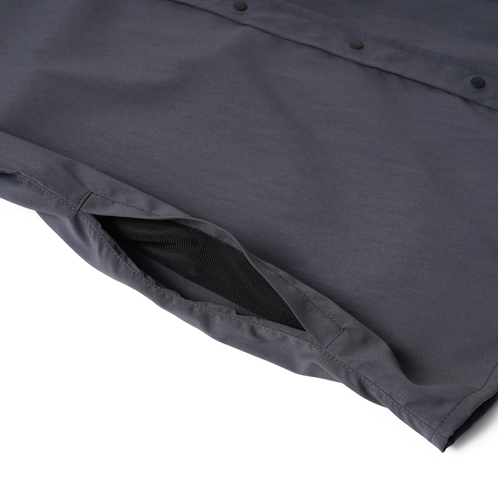 POUTNIK TILAK ポートニック ティラック Knight Shirts S/S ナイト シャツ ショートスリーブ EBONY GRAY