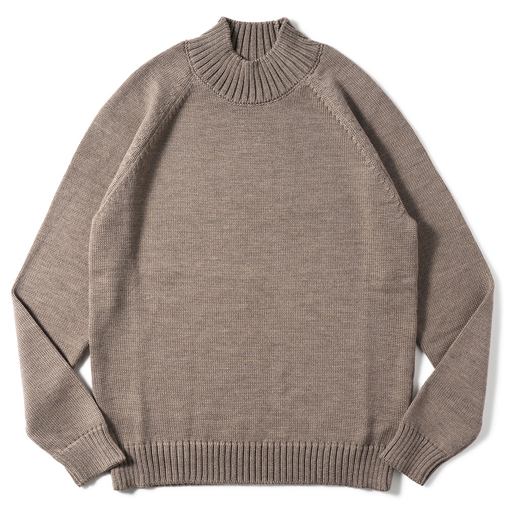 ZANONE ザノーネ LUPO RAG ウール ミドルゲージ モックネック ニット