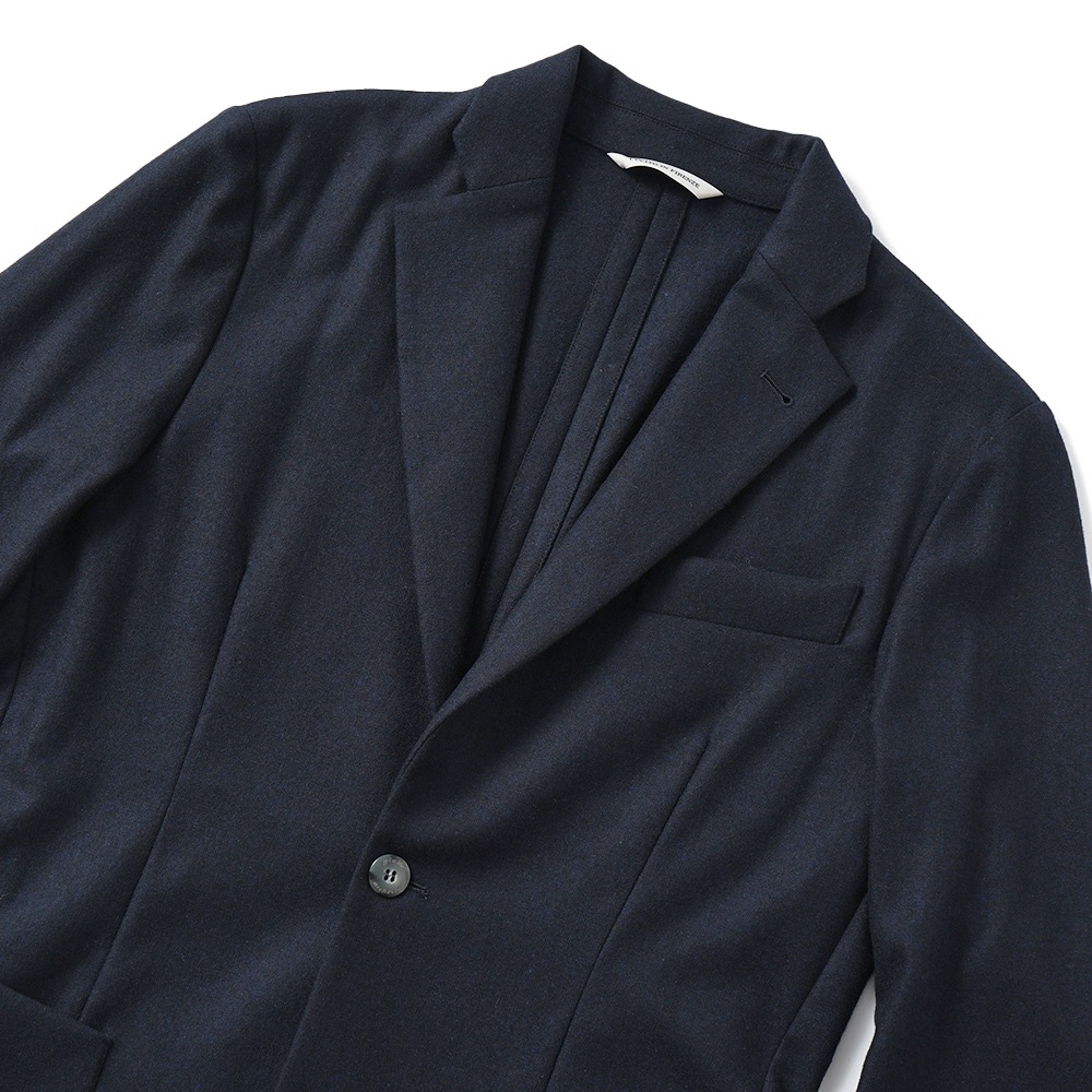 giab's ARCHIVIO ジャブスアルキヴィオ STROZZI/L A7072U ストロッツィ ウォッシャブルウール 2B ジャケット NAVY