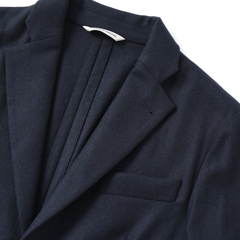 giab's ARCHIVIO ジャブスアルキヴィオ STROZZI/L A7072U ストロッツィ ウォッシャブルウール 2B ジャケット NAVY