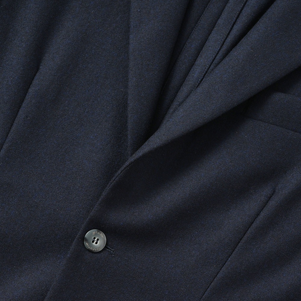 giab's ARCHIVIO ジャブスアルキヴィオ STROZZI/L A7072U ストロッツィ ウォッシャブルウール 2B ジャケット NAVY