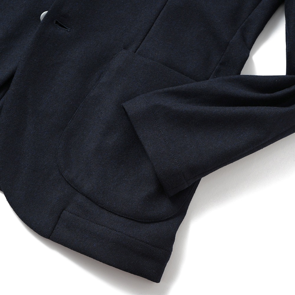 giab's ARCHIVIO ジャブスアルキヴィオ STROZZI/L A7072U ストロッツィ ウォッシャブルウール 2B ジャケット NAVY