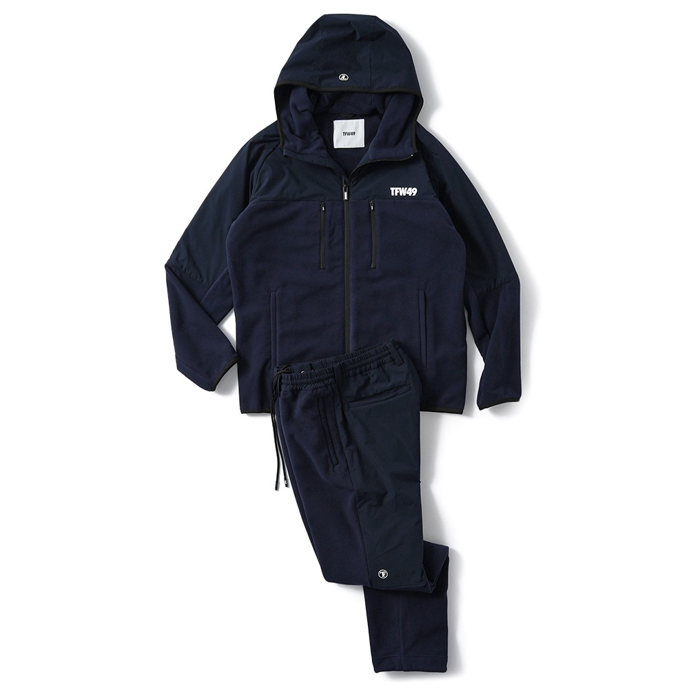 TFW49 ティーエフダブリュー49 FLEECE HOODIE BLOUSON フリース フーディ ブルゾン T042520013 NAVY
