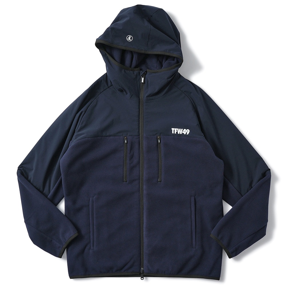 TFW49 ティーエフダブリュー49 FLEECE HOODIE BLOUSON フリース フーディ ブルゾン T042520013 NAVY