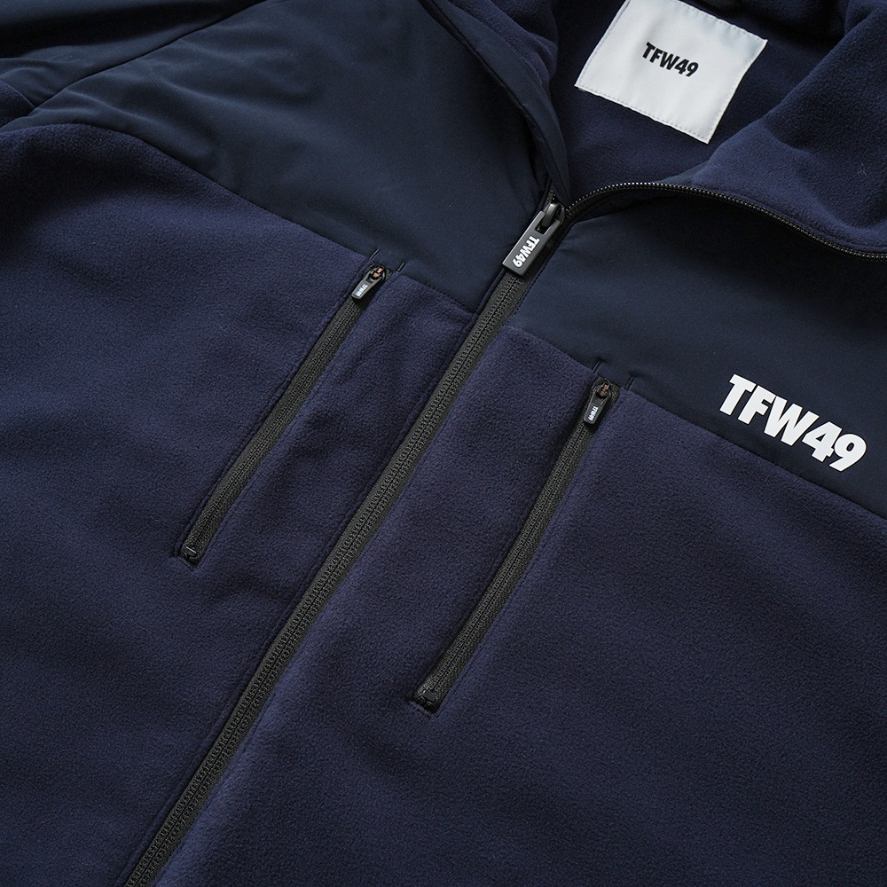TFW49 ティーエフダブリュー49 FLEECE HOODIE BLOUSON フリース フーディ ブルゾン T042520013 NAVY