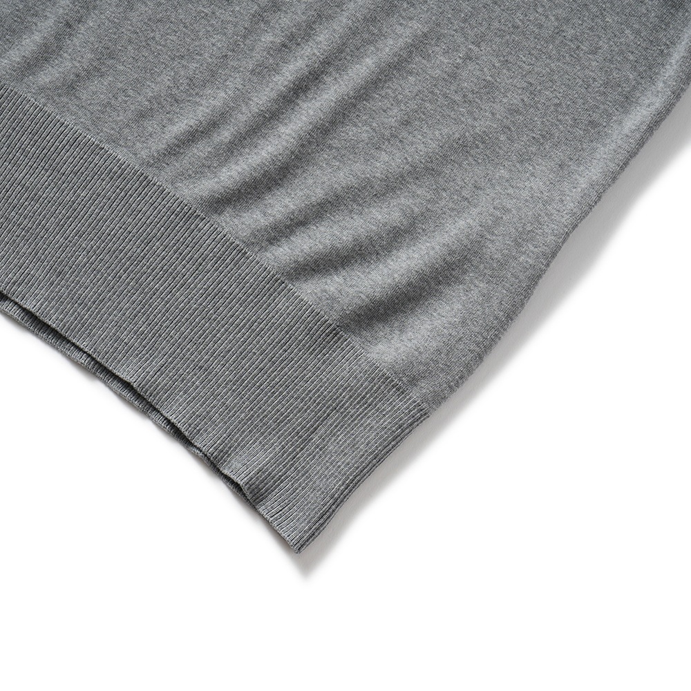 GICIPI ジチピ 2401A LUPO ルーポ COTONE SOFT コトーネソフト クルーネック リラックスフィットニットソー GRI.MELA